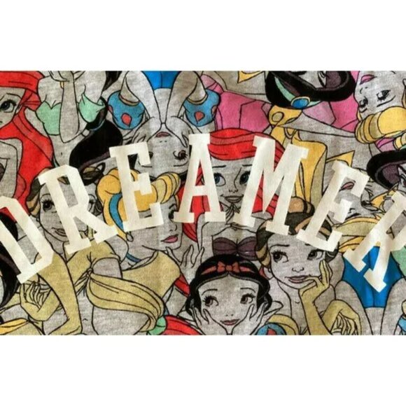 Disney Princesses Royal Dreamer Colorful Graphic Women's Crew Neck Sweater M - Picture 5 of 7